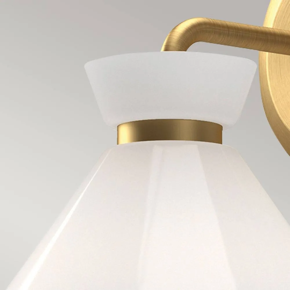 Netlighting Alora Mood Halston Dome Wall Lamp Contemporary Brushed Gold 1x E14 5