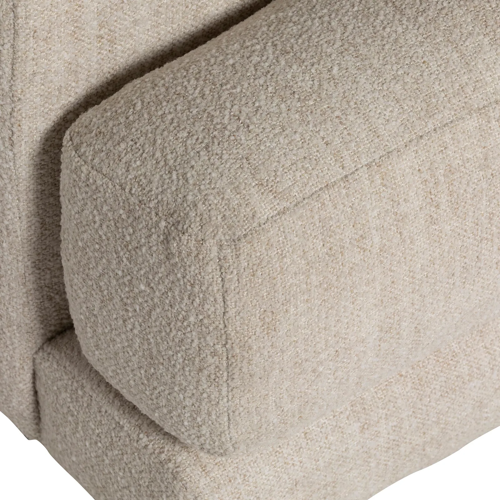 Lomax Medium Chaise Modular Sofa Rhf, Neutral Fabric | Barker & Stonehouse 4