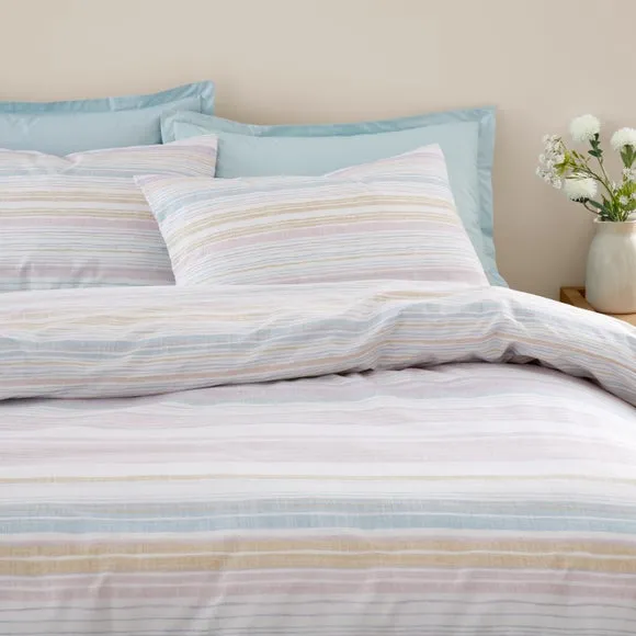 Washy Stripe Cotton TENCEL Duvet Cover & Pillowcase Set 2