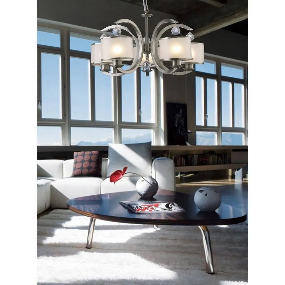 Netlighting Lincoln Wall Lamp E27 Antique BrassGlassCrystal in Bronze 3