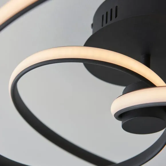 Vogue Apollo Flush Ceiling Light 6