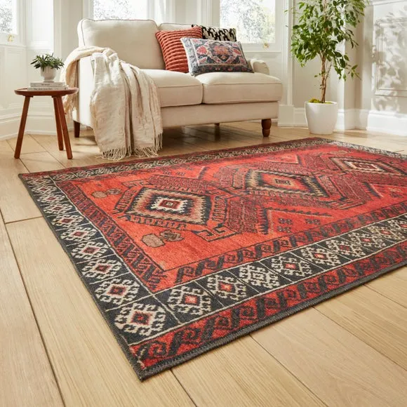 Think Rugs Kashmar Tribal Washable Rug 6