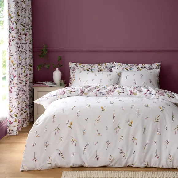 Madison Floral Polycotton Duvet Cover & Pillowcase Set 2