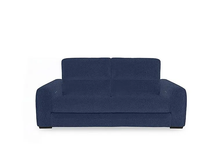 Flex Fabric 2 Seater Power Recliner Sofa with Storage Arms - Blue