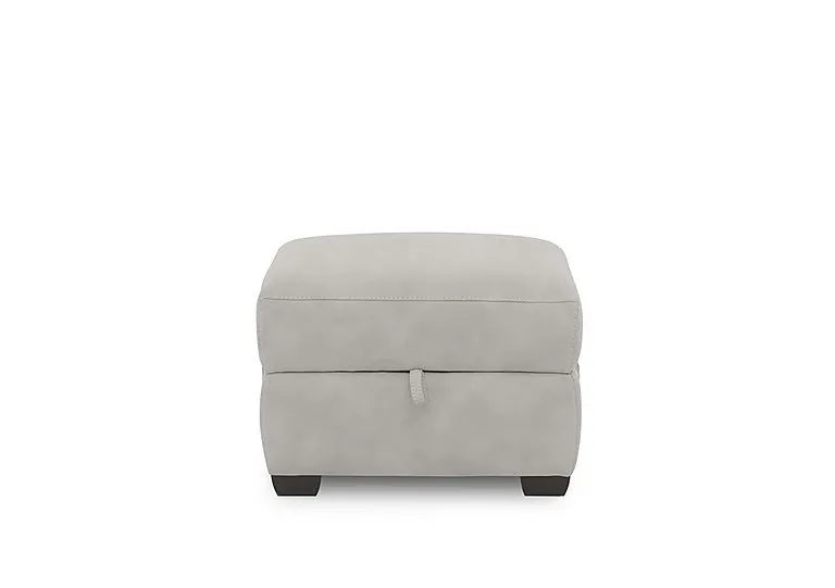 Brescia Fabric Storage Footstool - R18 Beige