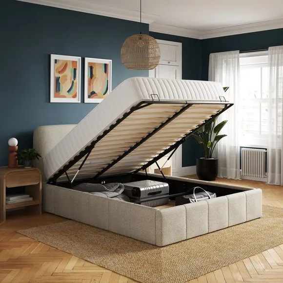 Cloud Boucle Ottoman Bed 2
