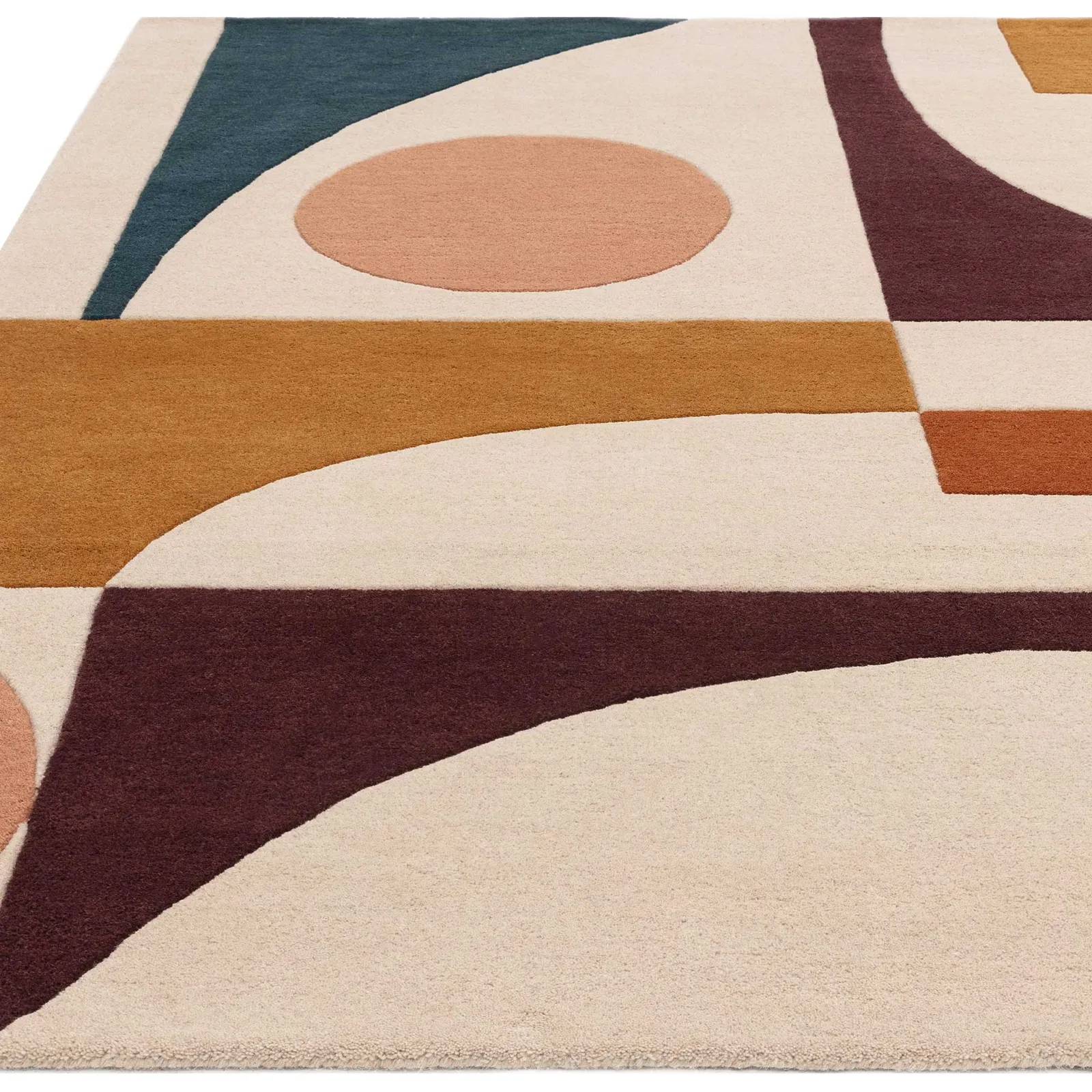 Formation 160X230Cm Rug Amber, Square Wool | Barker & Stonehouse 4