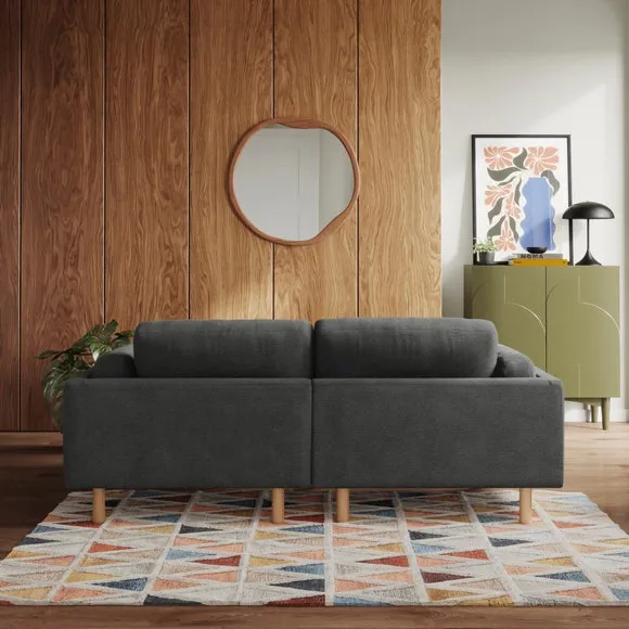 Newton Luxe Chenille Corner Chaise Sofa 3