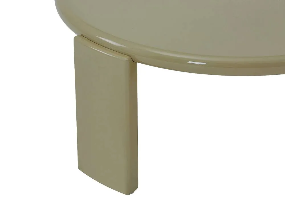 Vente-unique MDF Coffee Table - Glossy Green - ZYRENIA in Khaki 6