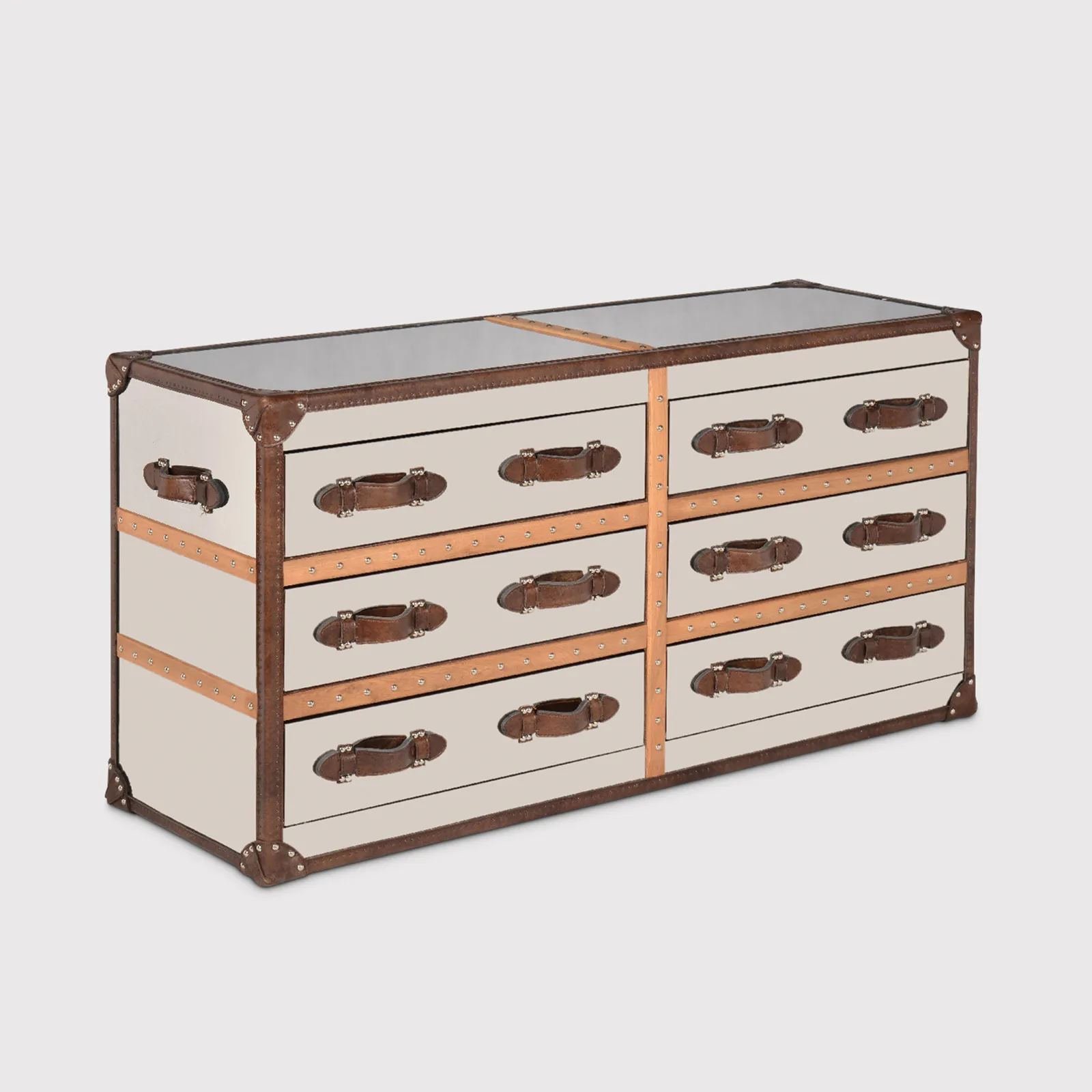 Timothy Oulton Stonyhurst Sideboard, Silver Metal | Barker & Stonehouse 5