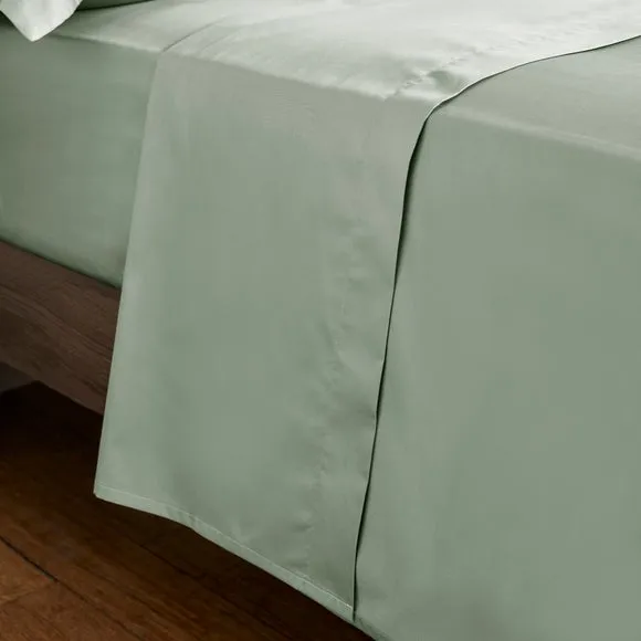 Dorma Luxe Egyptian Cotton Sateen Flat Sheet 2