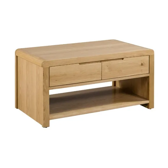 Curve Coffee Table, Oak 2