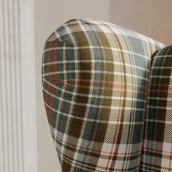 Charnwood Check Occasional Armchair 4
