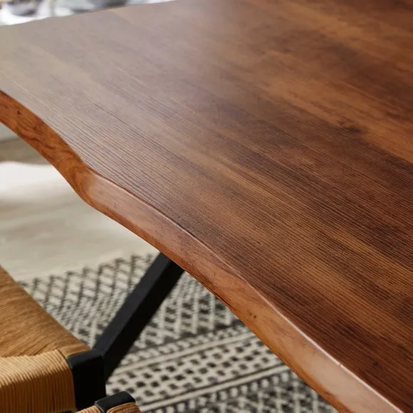 Ezra 4 Seater Rectangular Compact Dining Table, 120cm 2