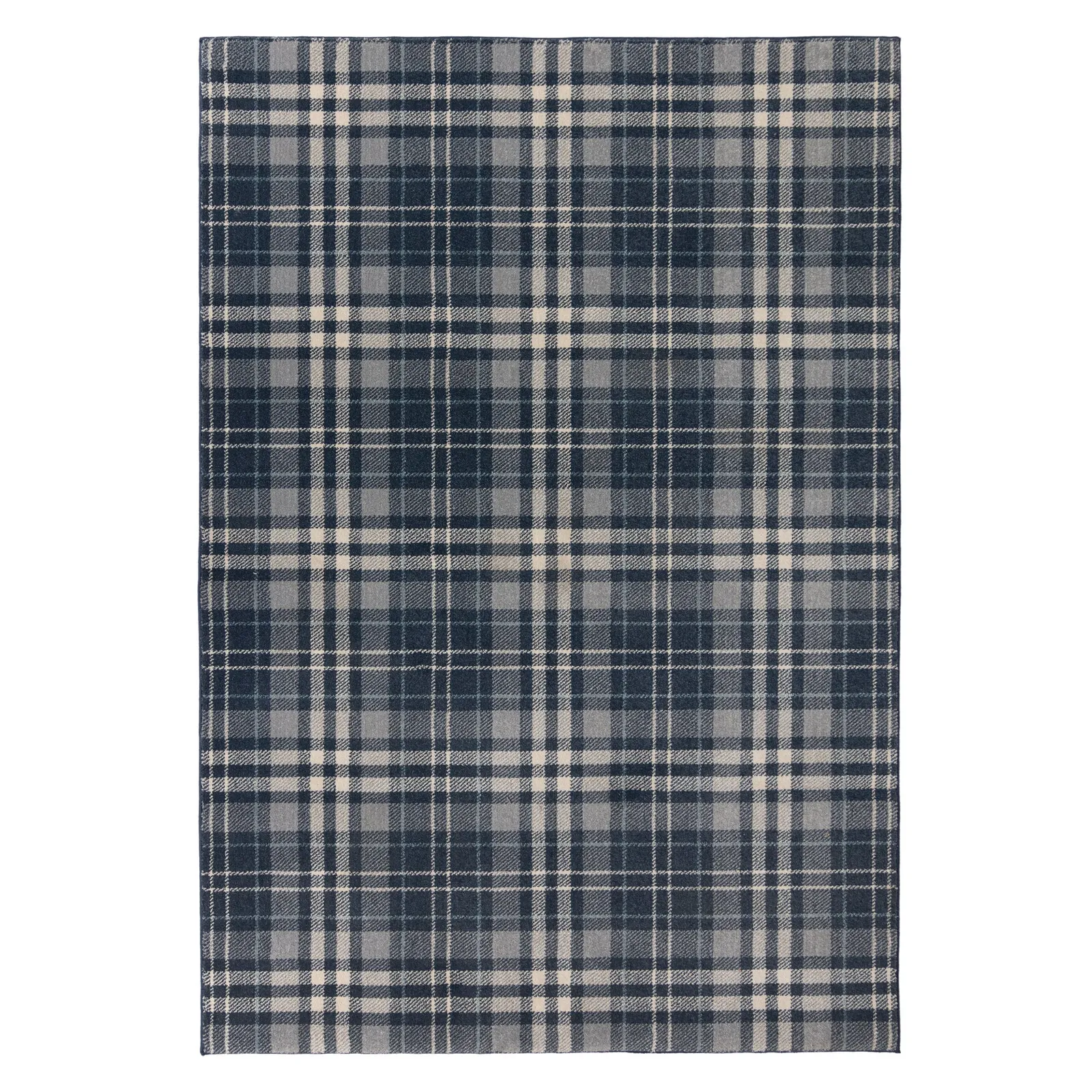 Kilbirnie Rug Blue and White