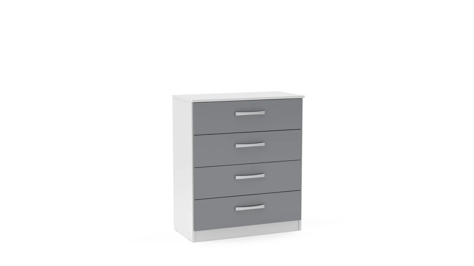 Birlea Lynx 4 Drawer Chest in White 5