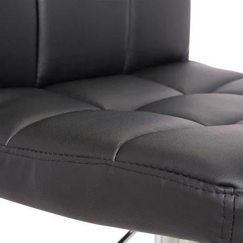 netfurniture Prill Black Bar Bar Stool Fully Adjustable 3