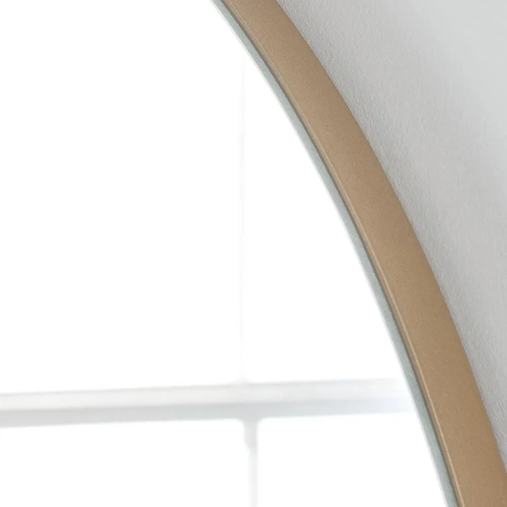 Yearn Mirrors Simple round mirror Gold 50cm 3