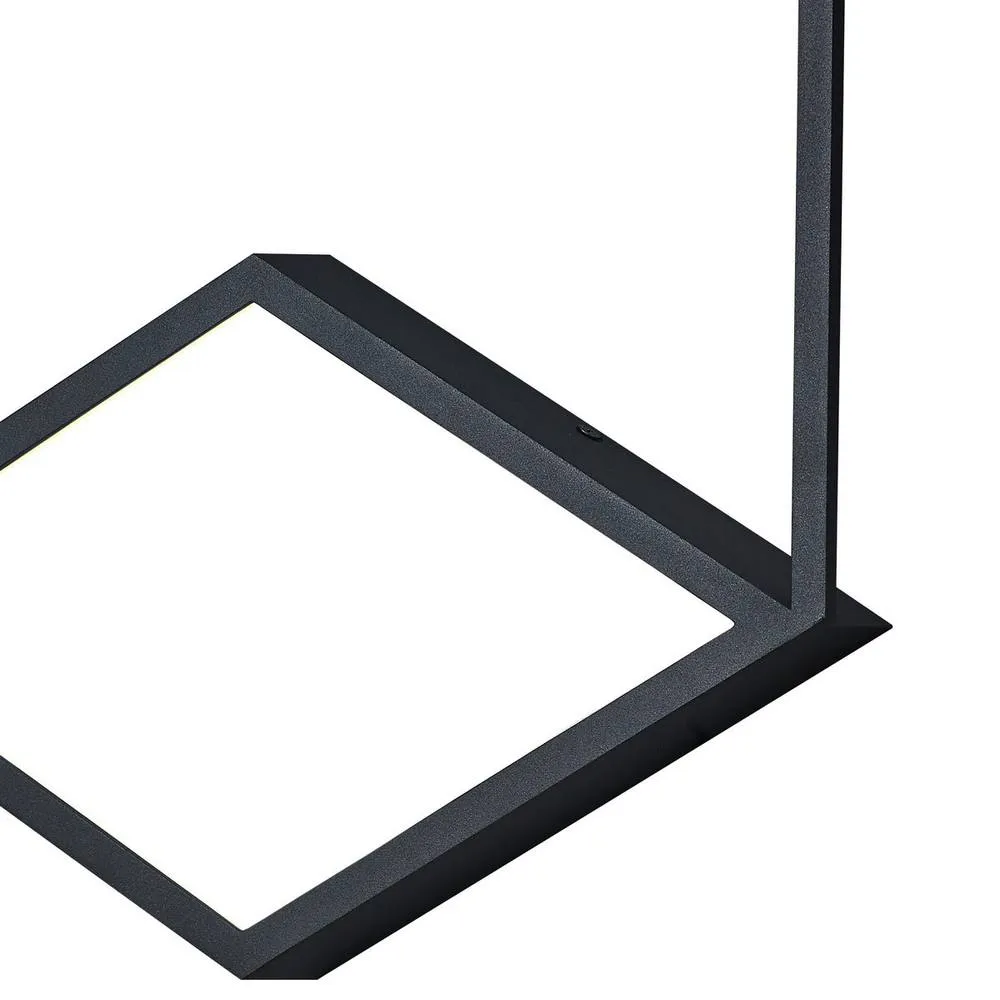 Netlighting Kubick Ceiling Wall Light Dimmable 48W LED 3000K 2700lm Black 3