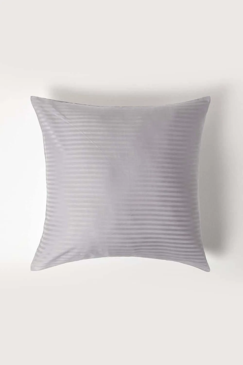 Homescapes Continental Egyptian Cotton Pillowcase 330 TC, 80 x 80 cm in Grey 1