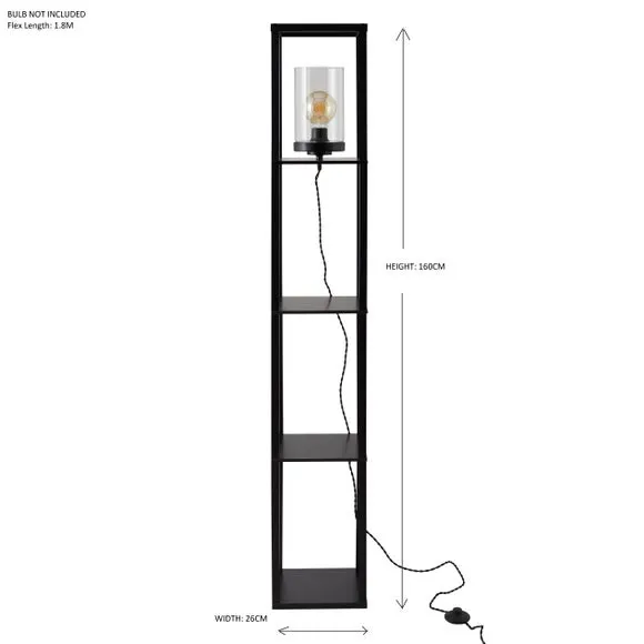 Keates Shelved Floor Lamp 3