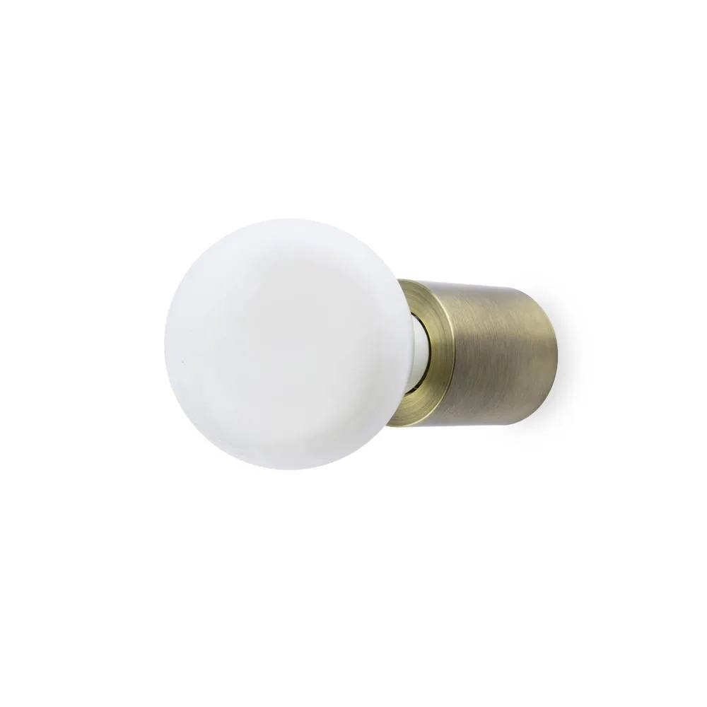 Netlighting Ten 1 Light Indoor Candle Wall Ceiling Light Antique gold E27