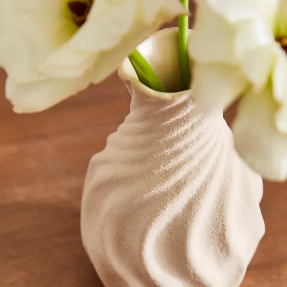 Organic Twist Ceramic Bud Vase 2