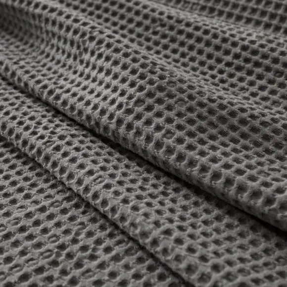 Otis Waffle 100% Cotton Throw Blanket 2
