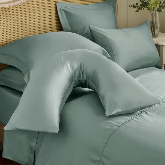 Dorma Luxe Egyptian Cotton Sateen V-Shaped Pillowcase 2