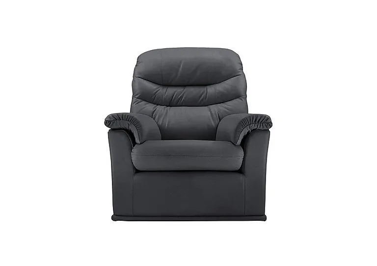 Malvern Leather Armchair - Cambridge Petrol Blue