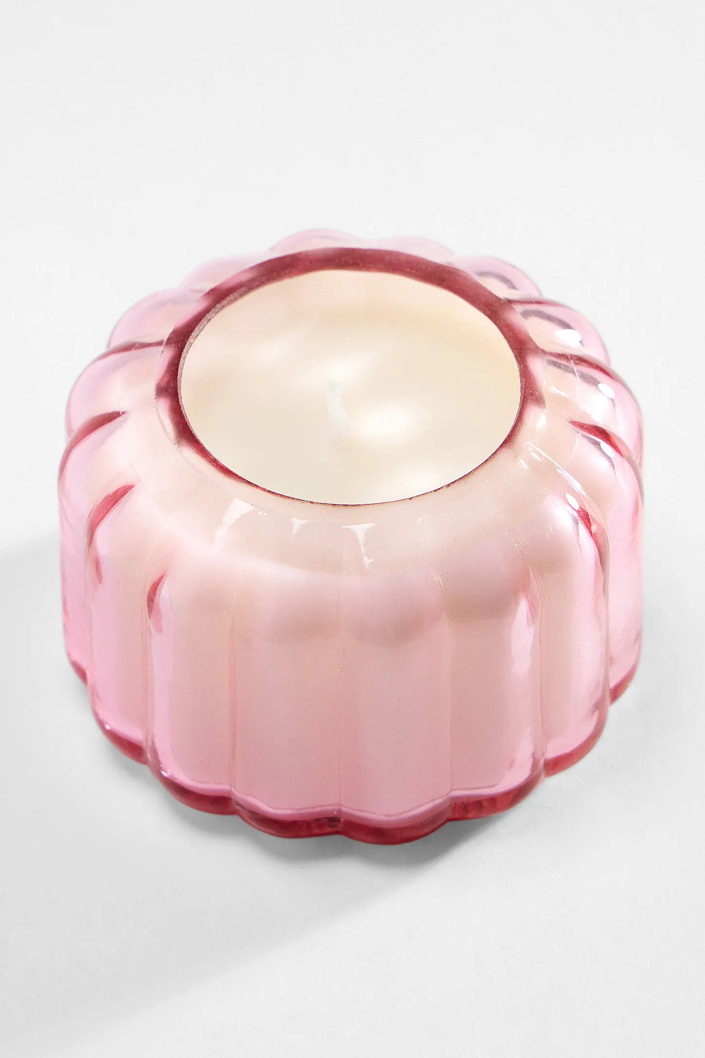 Paddywax Ripple Desert Peach Glass Candle ALL 2