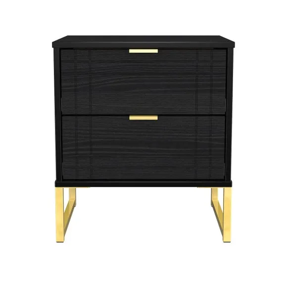 Darlton 2 Drawer Bedside Table 2