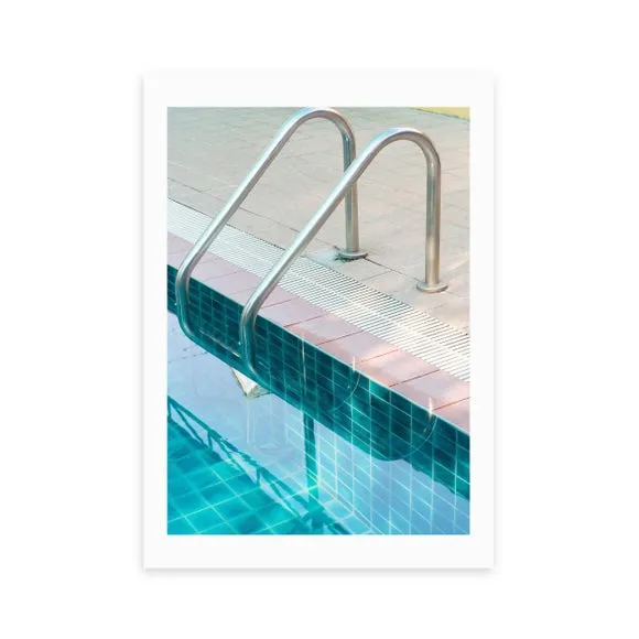 East End Prints Vintage Swimming Pool Print by Honey Island Studio 2