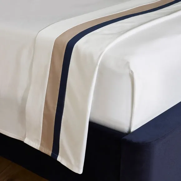 Dorma Alderton 100% Cotton Sateen Flat Sheet 2