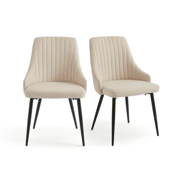 Shea Set of 2 Dining Chairs, Fabric 5