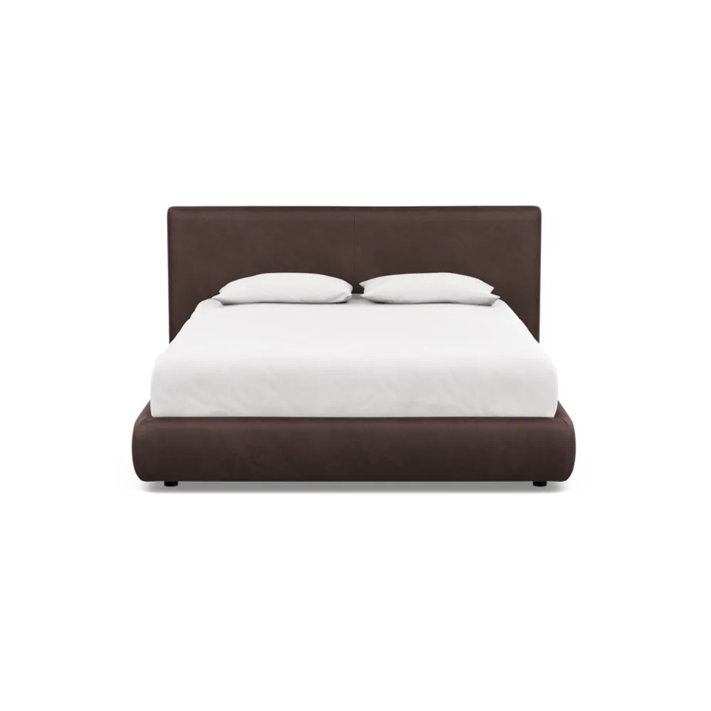 Heal's Alba Bed King Luxury Leather Coco 1