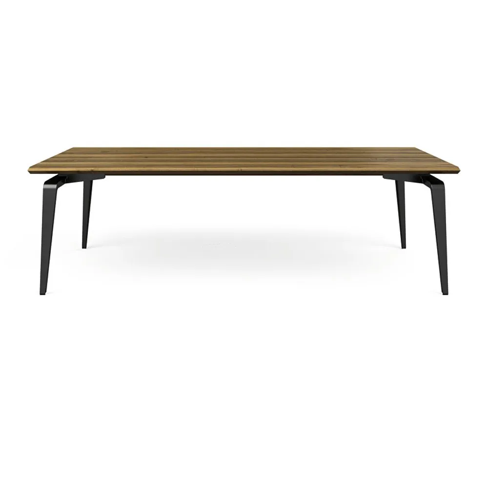 Ligne Roset Odessa Dining Table Oak Black Legs 240 x 98cm