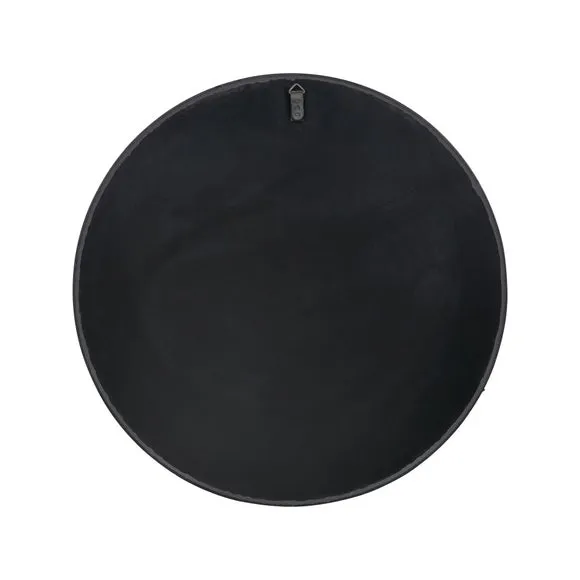 Wood Veneer Deep Edge Round Wall Mirror 5