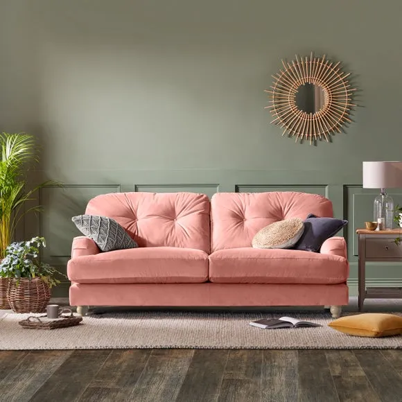Martha Vintage Velvet 2 Seater Sofa 1
