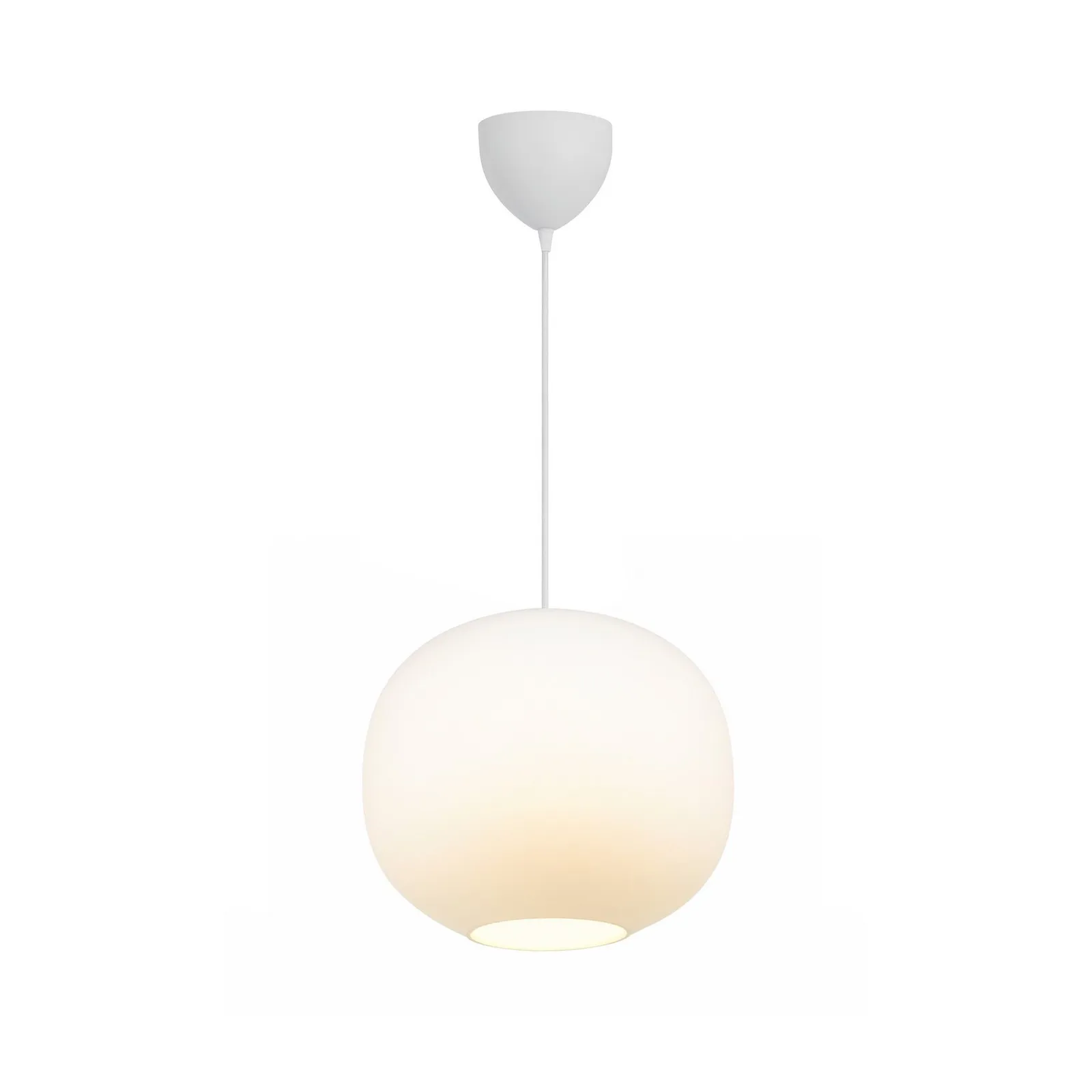 Nordlux Navone Pendant Light Opal White Glass Dining Room E27 Mains 30cm 3