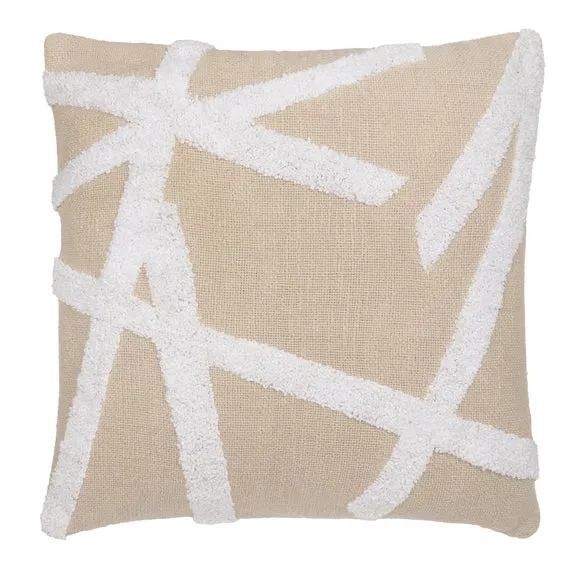 Otto Cotton Textured Square Filled Cushion 2