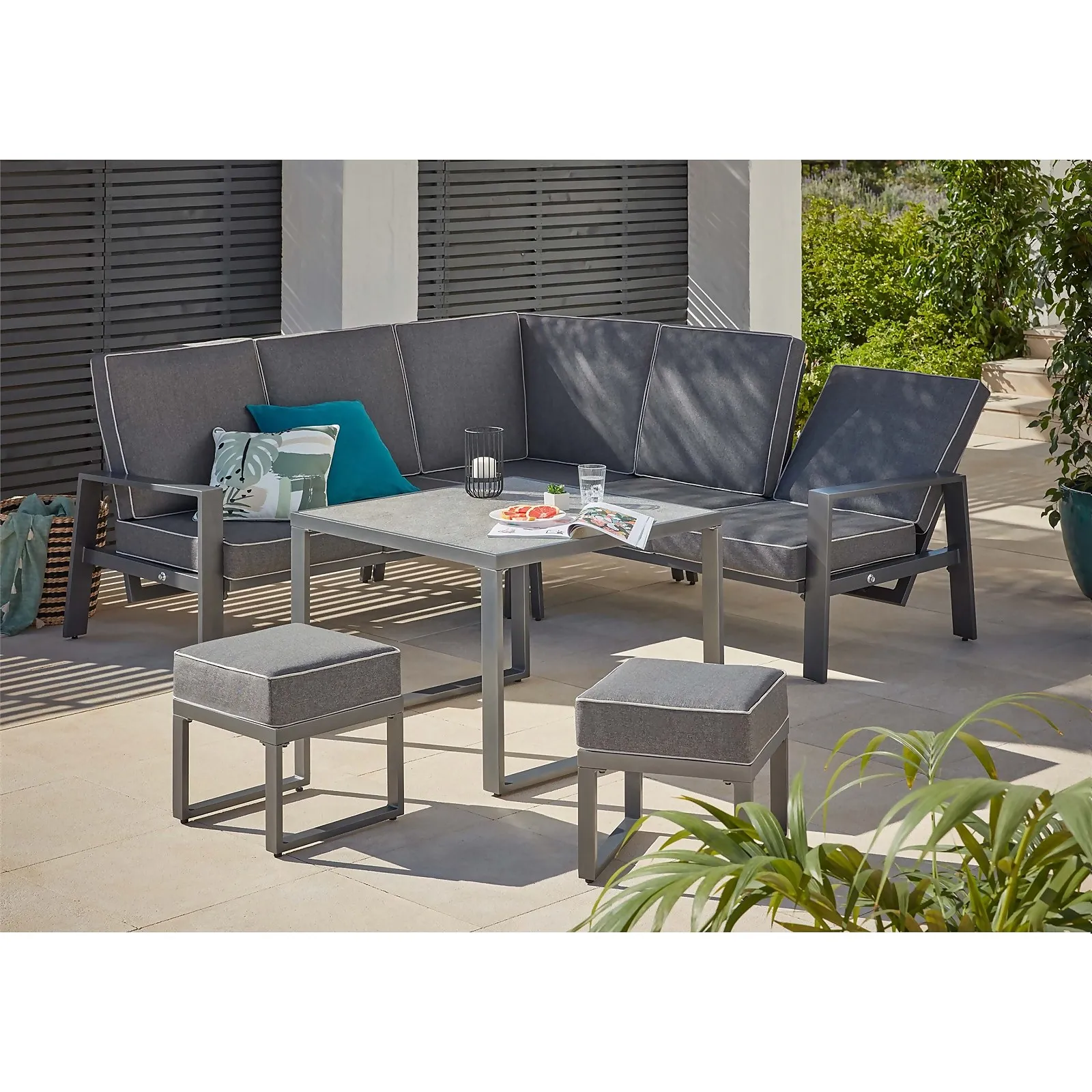 Magna Corner Garden Sofa Set
