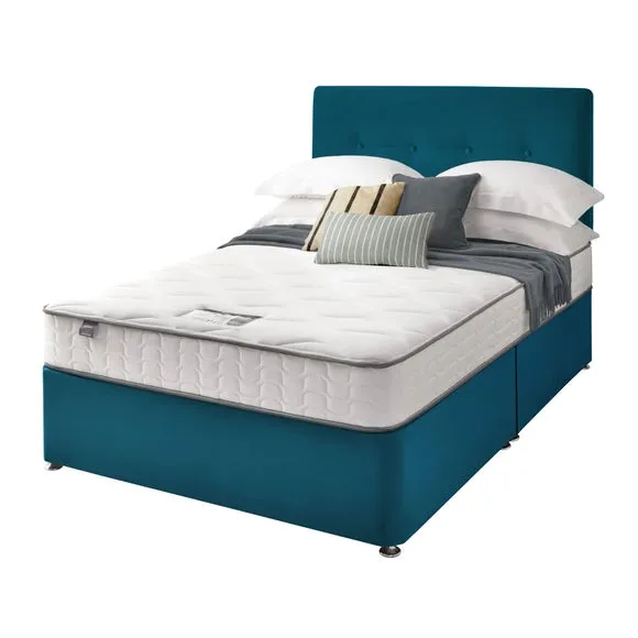 Silentnight Divan Bed With Francisco Velvet Headboard and 800 Pocket Sprung Mattress 2