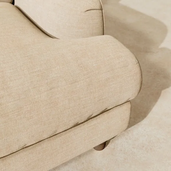 Arthur Linen Chenille 3 Seater Sofa 2
