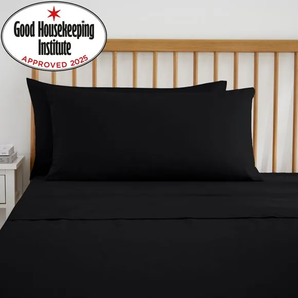 Pure Cotton Kingsize Pillowcase Pair