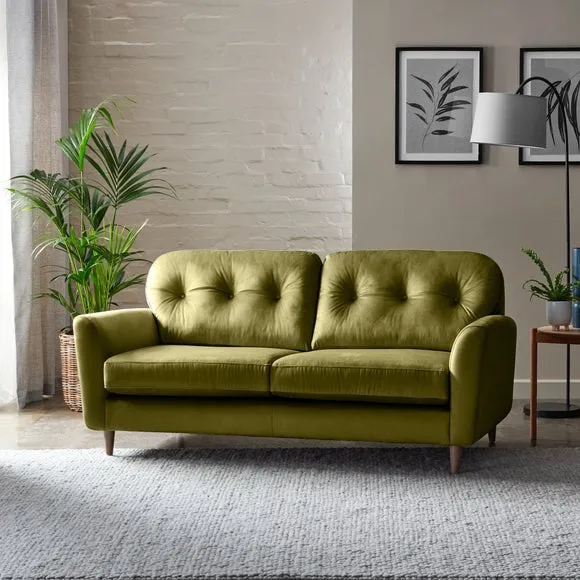 Sven Opulent Velvet 3 Seater Sofa 3