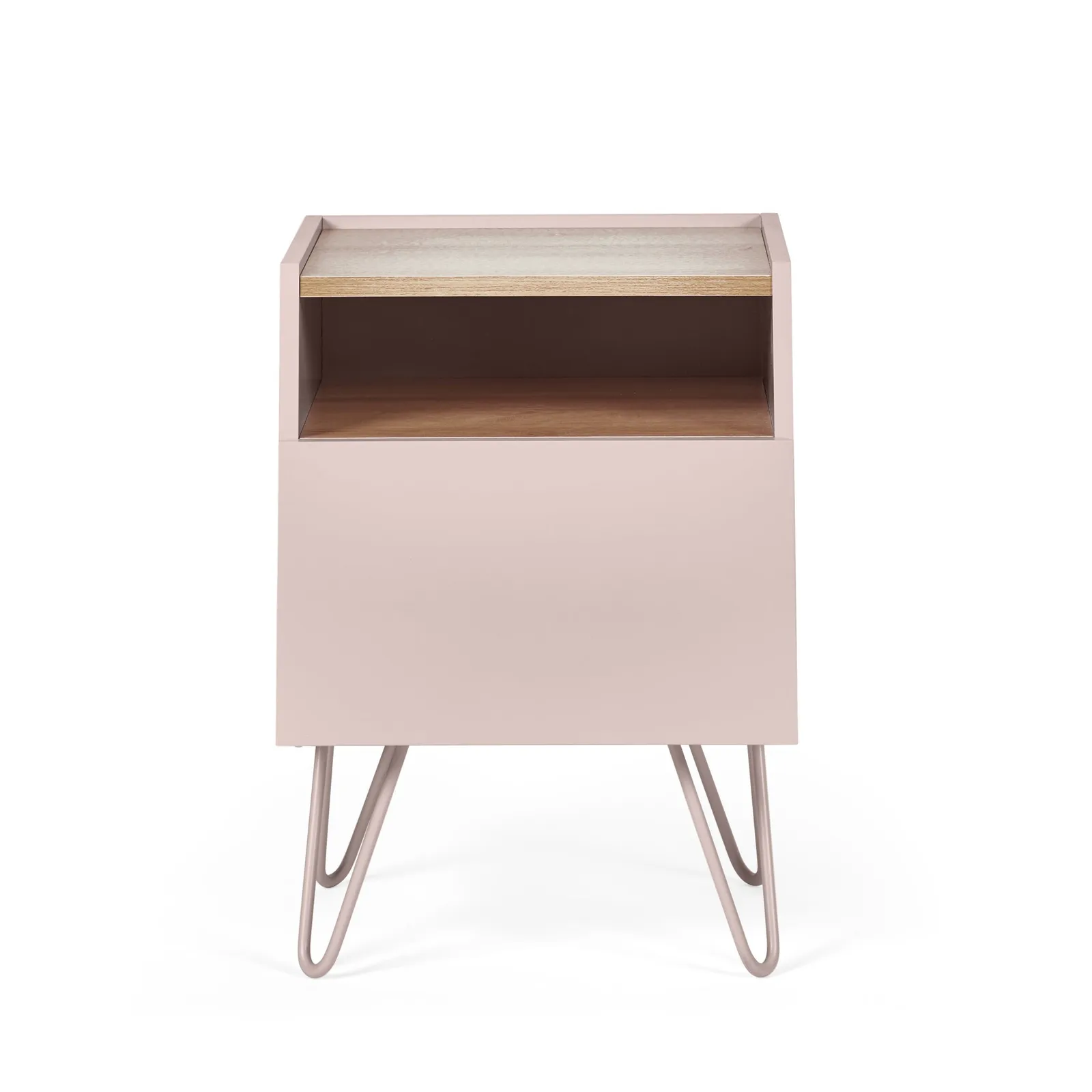 Penelope Blush Hairpin Bedside Table Blush