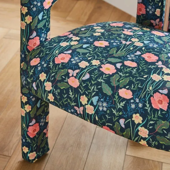 Lucilla Dining Chair, Spring Garden Print 3