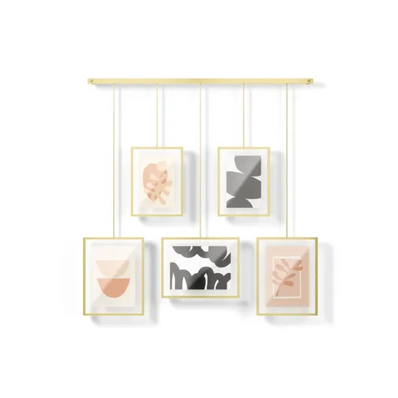 Umbra Set of 5 Exhibit Display Hanging Photo Frames 4