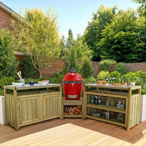 Terraza Outdoor Kitchen Corner Set